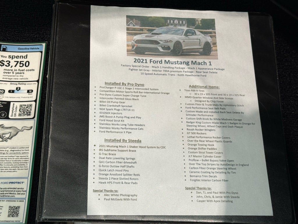 2021 Ford Mustang Mach 1