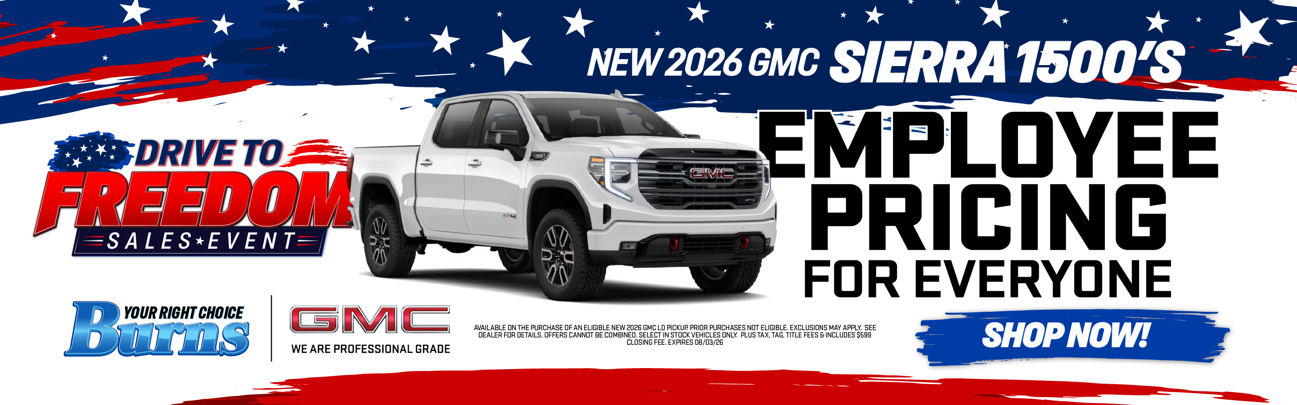 Sierra 1500 Employee Pricing