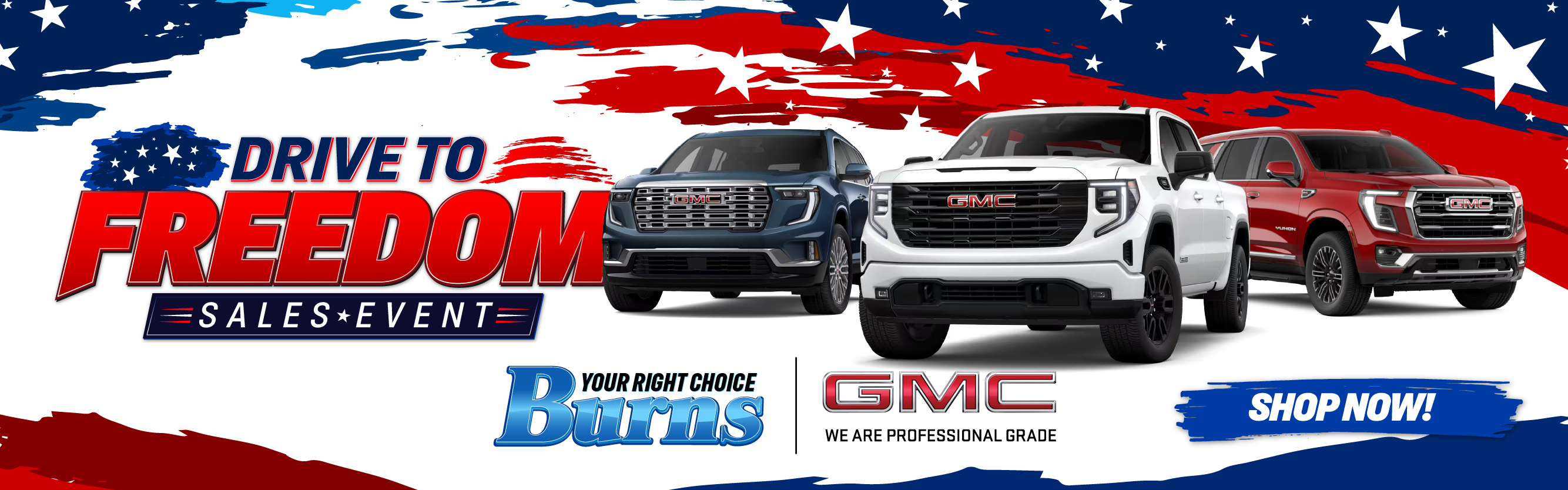 Drive to freedom sales event